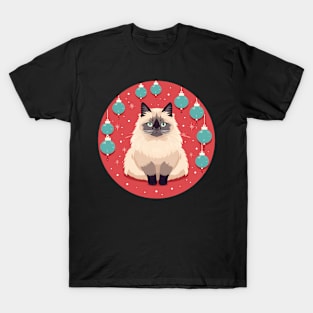 Birman Cat Xmas Ornament, Love Cats T-Shirt